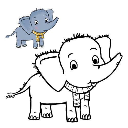 Benji Colouring Sheet