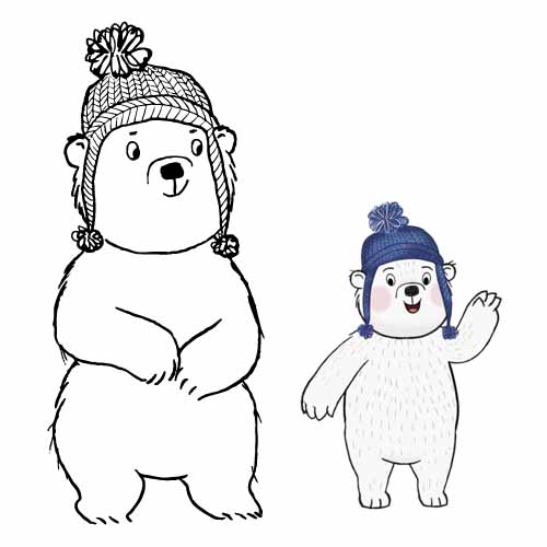 Ralphy Colouring Sheet